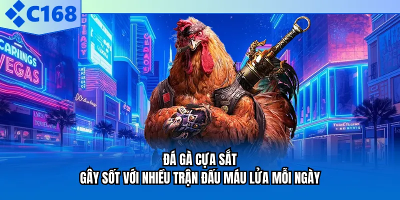 Đá Gà Cựa Sắt - Gây Sốt Với Nhiều Trận Đấu Máu Lửa Mỗi Ngày