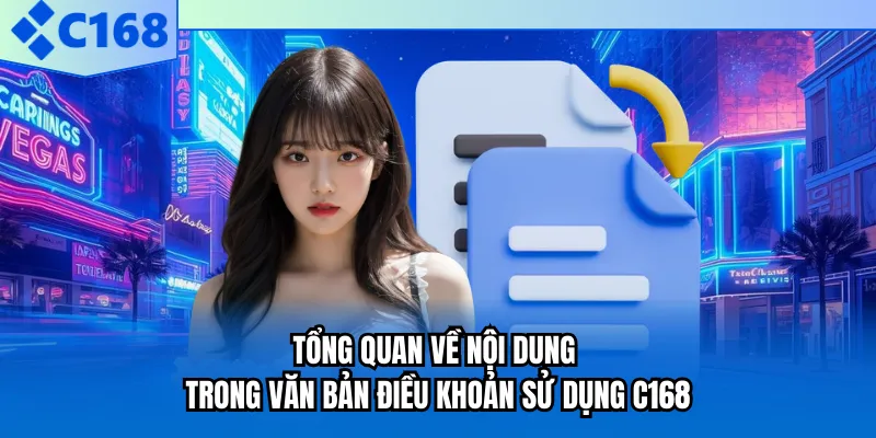 Tổng quan về nội dung trong văn bản điều khoản sử dụng C168